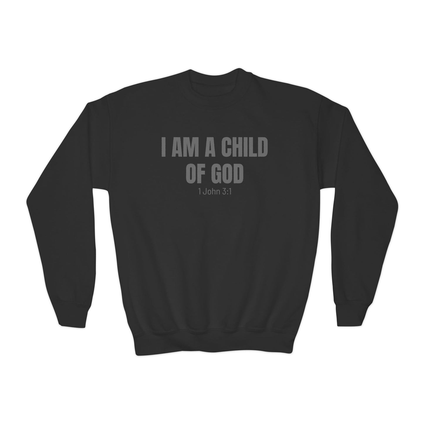 'I am a child of God' Youth Sweatshirt