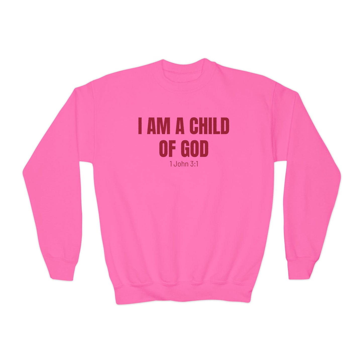 'I am a child of God' Youth Sweatshirt